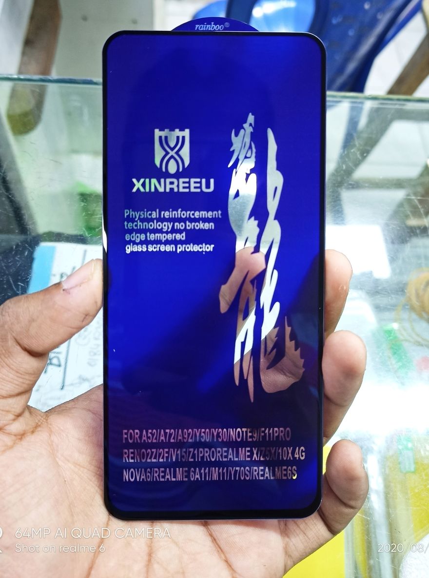 Oppo f11 pro এর জন্য রিনবো টেম্পার্ড hd গ্লাস স্ক্রিন প্রোটেক্টর