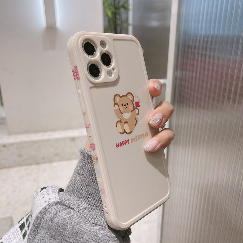 Cute Cartoon Bear Soft Silicone Cover Mobile Phone Protective Case