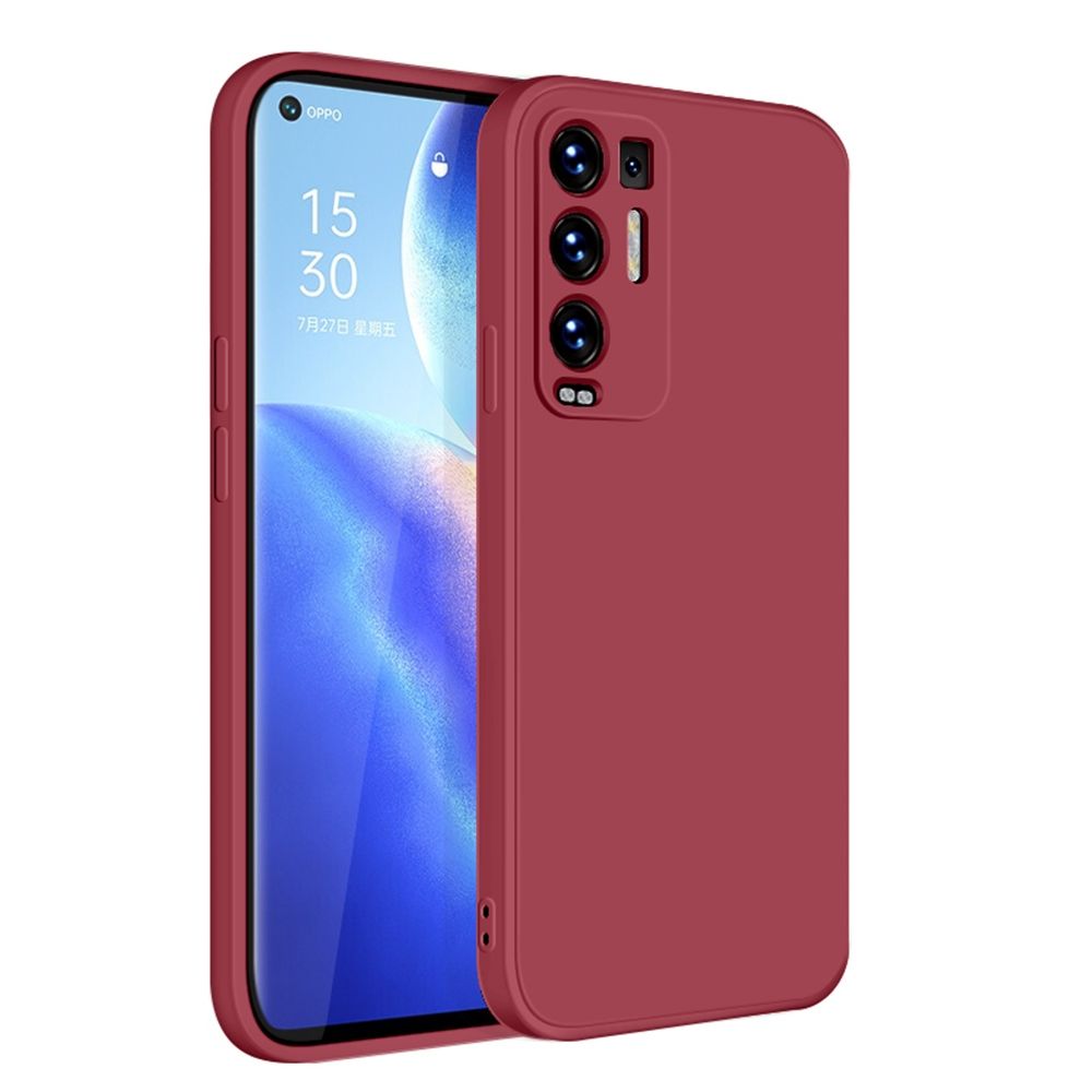 For OPPO Reno5 Pro+ Plus Silicone Case Slim Liquid Silicone Gel Rubber Shockproof Anti-Scratch Protective Cover