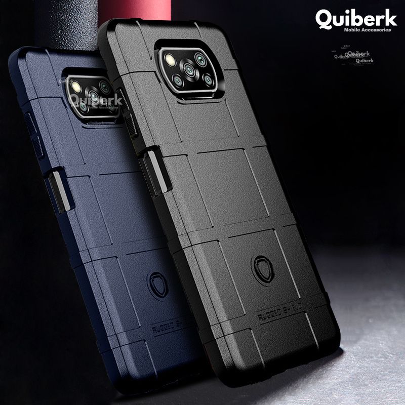 Quiberk for Xiaomi POCO X3 NFC Shockproof Armor Case Full Protection Soft Phone Back Cover