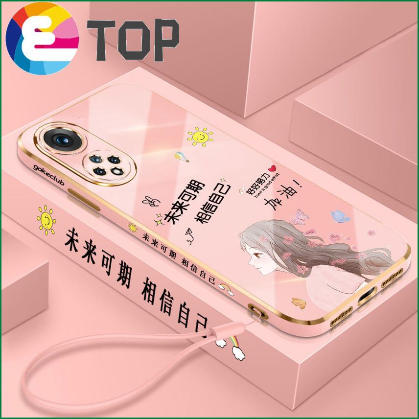 Suitable for glory 50 mobile phone shell new v40 mobile phone set light she cartoon cute silicone 30s soft shell