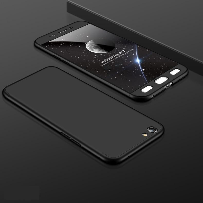 Oppo A59 / F1s 360 Degree GKK Phone Back Cover - Black