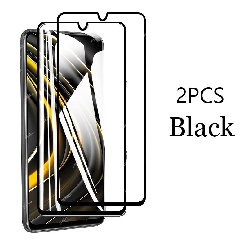 [Order message mobile phone model]4 in Tempered Glass on For Xiaomi Poco M3 Screen Protector Camera Lens Film protective Glass M2010J19CG 6.53" Safety film m 3