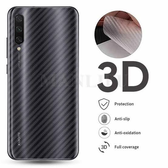 Carbon Fiber Back Film for Xiaomi Mi CC9 / Redmi A3 Lite