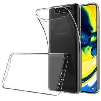 Samsung Galaxy A80 / A90 Premium Silicone Case Crystal Clear Soft Tpu Ultra-Thin Transparent Flexible Protective Mobile Phone Back Cover - Phone Back Cover