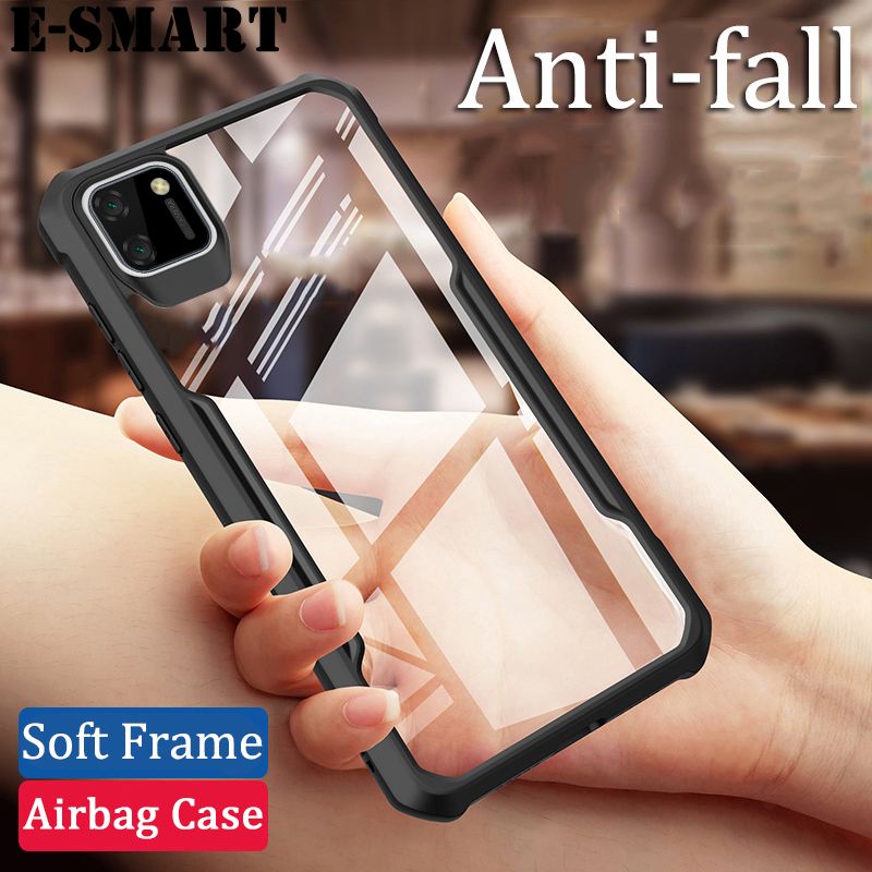 Phone Case Realme C11 Back Cover Transparent Clear Armor Shockproof Back Cover for Realme C11 Case