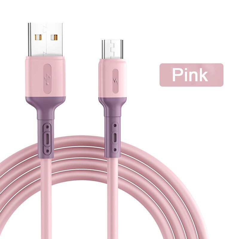 1m/2m Micro USB Cable Fast Charging For Xiaomi Redmi Note 5 6 Android Mobile Phone Data Cable For Samsung S6 S7 J6 MicroUSB Cord