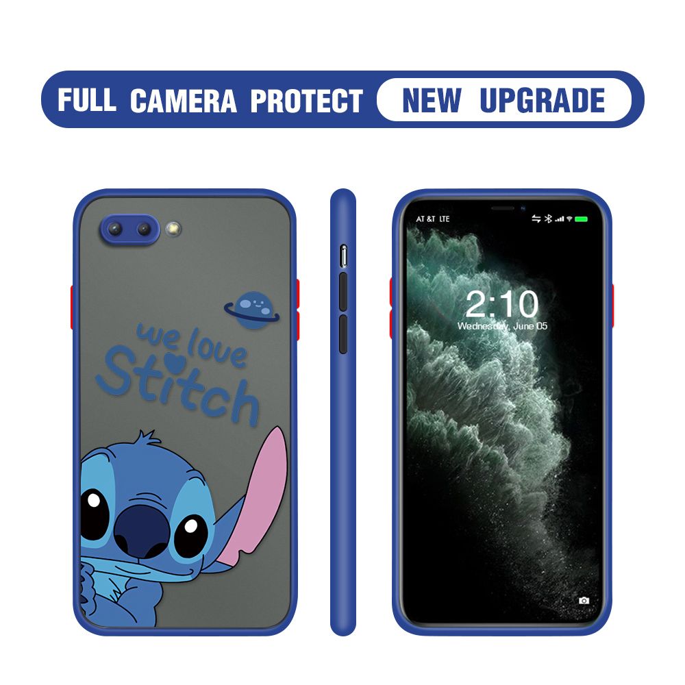 Hontinga for Redmi 6A Case Cute Cartoon Cases Edge Frosted Transparent Phone Cover