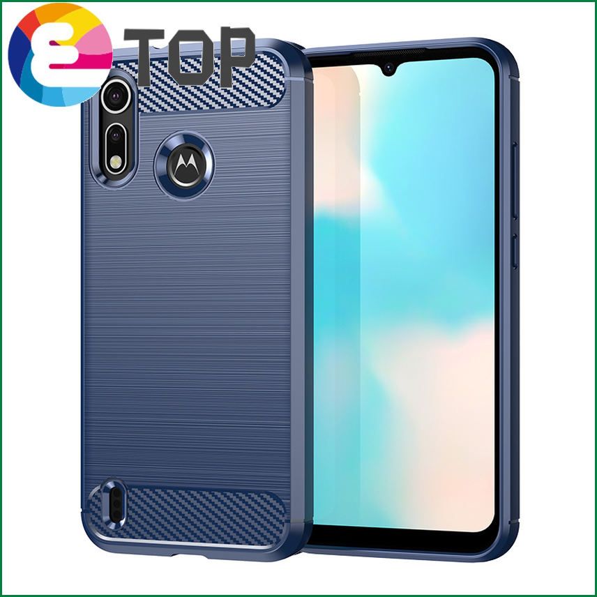 【ETOP】Shockproof Phone Case For Moto G Fast G 5G Plus G8 Power Lite G Power G Pro G Stylus G8 Plus G7 Power G6 Plus Carbon Fiber Cases