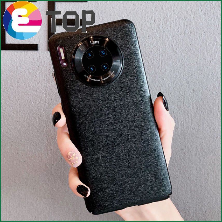 Huawei mate40 mobile phone shell for Apple 11 plain leather mobile phone shell suitable for mate30pro5G anti-fall shell p30