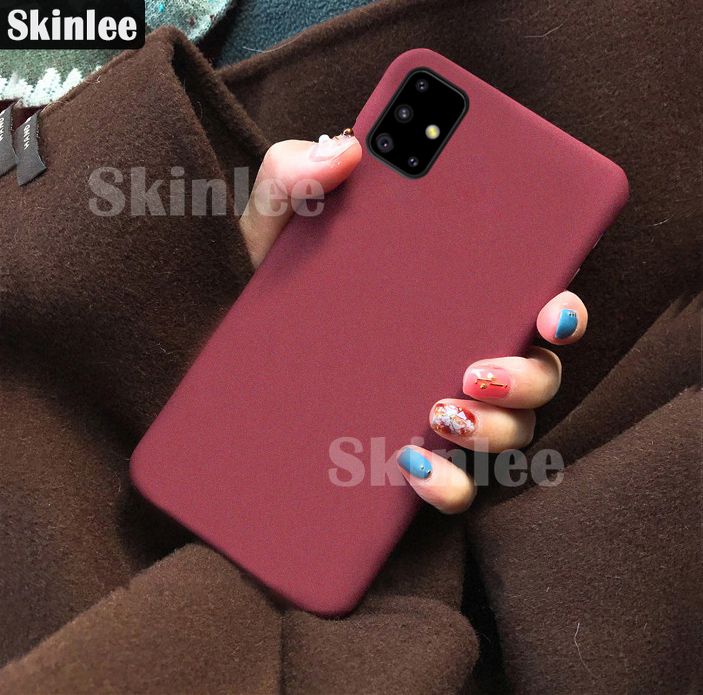 For Samsung A71 Matte Silicone Phone Case for Samsung Galaxy A71 Super Scrub Non-slip Back Cover
