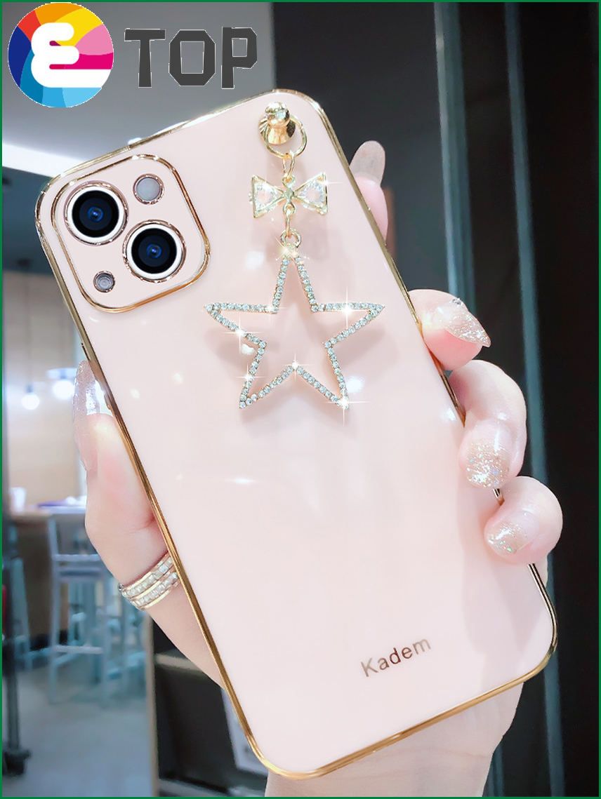 Suitable for Apple 13 mobile phone shell star pendant 13promax lens all-inclusive soft silicone female creative mini tide