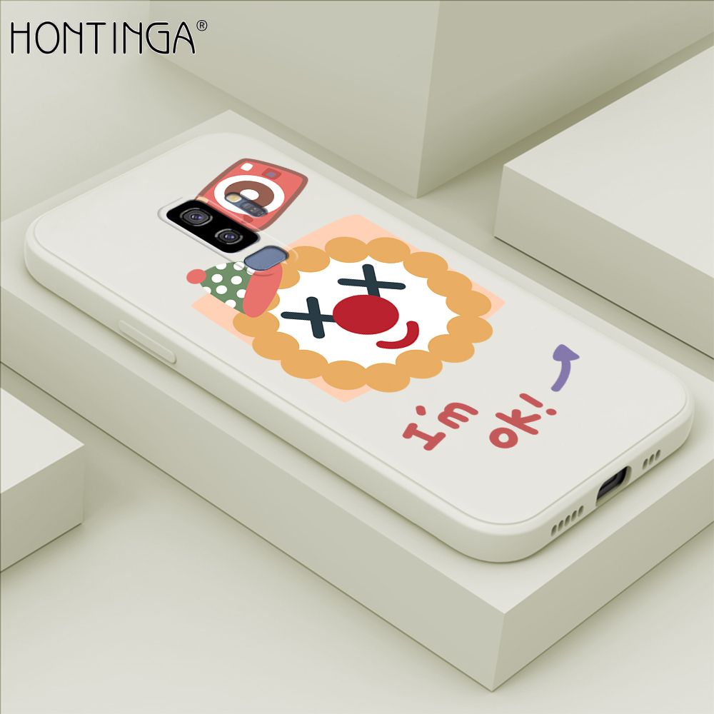 Hontinga for Samsung S9 Plus Case New Cartoon Joker Phone Case Phone Case Soft Square Edge Silicone Cases Full Lens Cover Shockproof Protection Cover