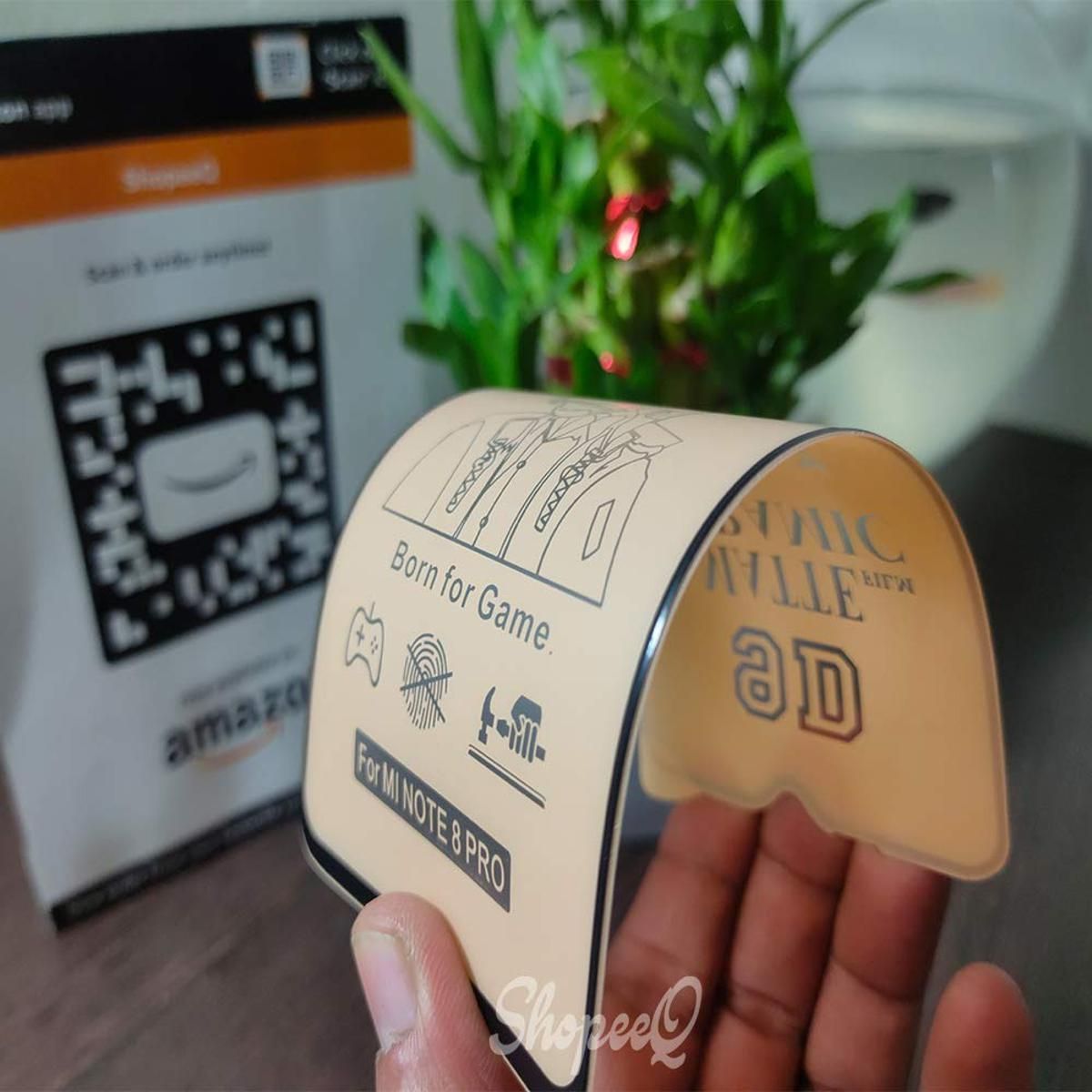 Xiauomi Readmi note 8 pro এর জন্য pubge গেমিং 9d সিরামিক ম্যাট ফ্লেক্সিবল স্ক্রিন প্রোটেক্টর
