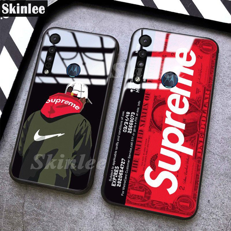 Supreme Phone Back Cover Moto G8 Play Case Protection shockproof Mirror Phone cases SUP Superme SUP Supreme Design Moto G8 Play Phone case