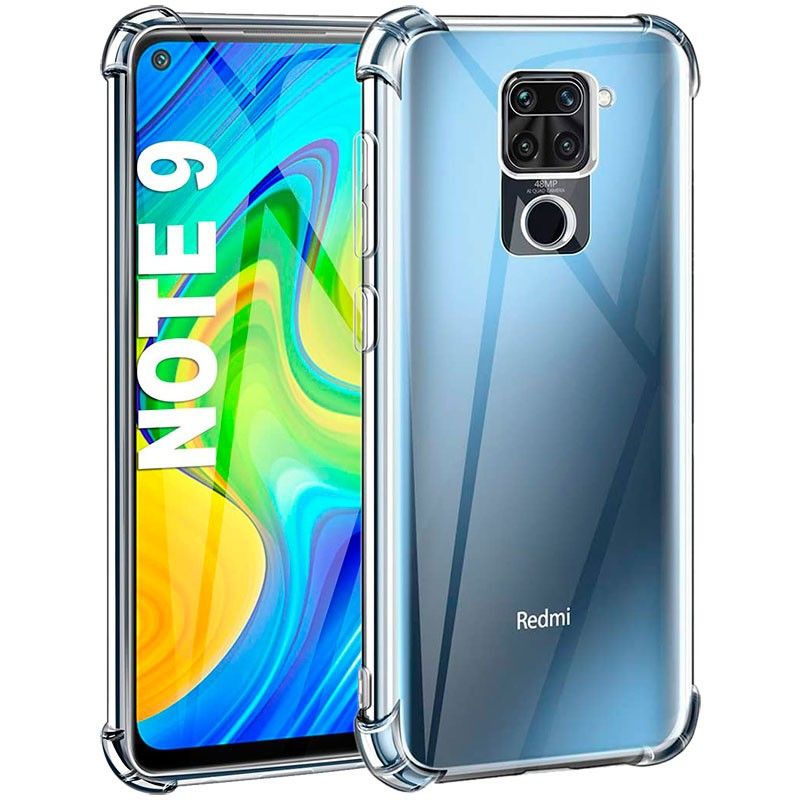 For Xiaomi Redmi Note 9 Premium Silicone Case Crystal Clear Soft TPU Ultra-Thin Transparent Flexible Protective Mobile Phone Back Cover