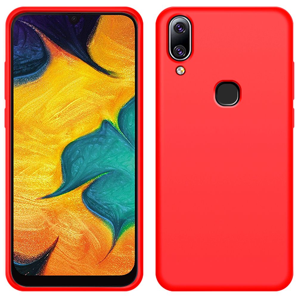 Liquid Silicone Soft Cover For Samsung Galaxy A20 Shockproof Phone Case