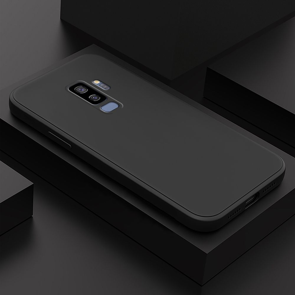 Hontinga for Samsung Galaxy S9 Plus Case Thin Soft Luxury Square Liquid Silicone Phone Case Candy Cover