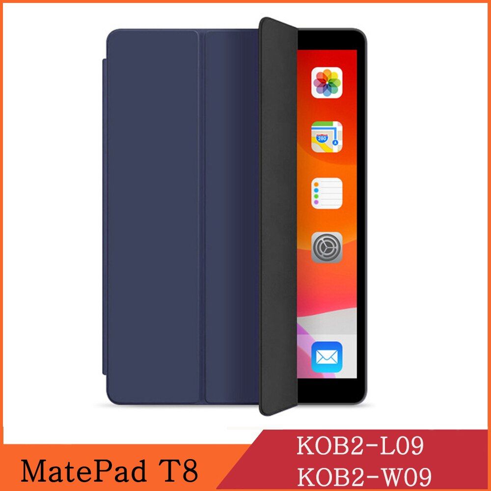 Tablet Case For Huawei MatePad T8 8.0 2020 KOB2-L09 KOB2-W09 Wi-Fi LTE PU Leather Flip Cover Cartoon Painting Stand Coque