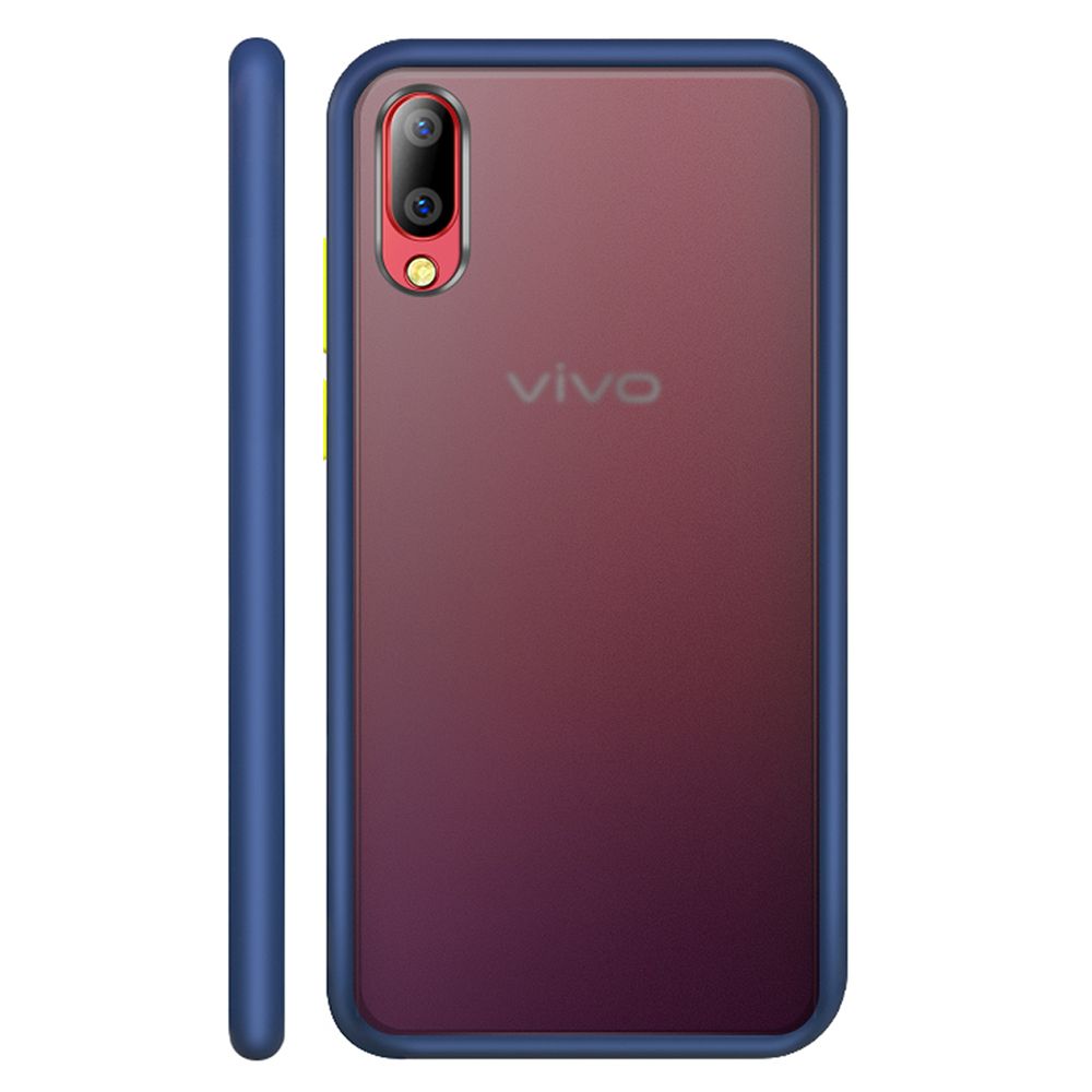 Shockproof Matte Transparent Case For VIVO Y93 Phone Case Hard Silicone Bumper Cover