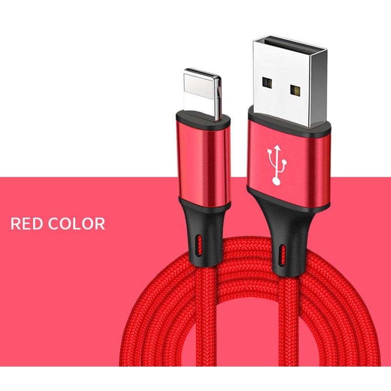 50cm 1m 2m 3m Data USB Charger Fast Cable for iPhone XS Max X XR 5 S 6S 6 7 8 Plus iPad mimi Origin Phone short long wire Charge