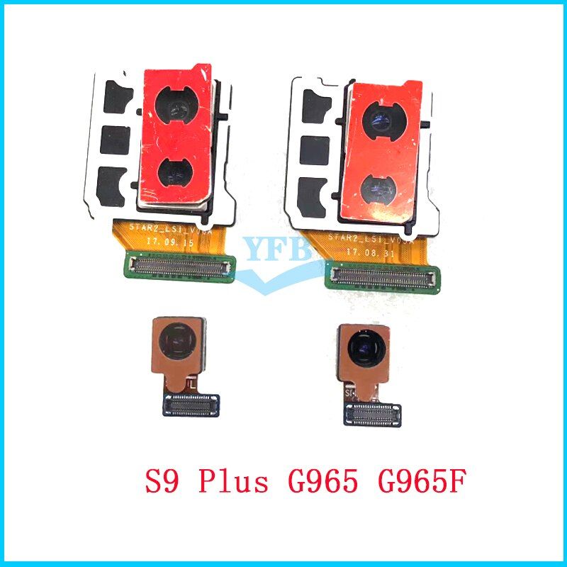 Small Front Camera For Samsung Galaxy S8 S9 plus G960 G960F G965 G965F Back Rear big Camera Module Flex Cable