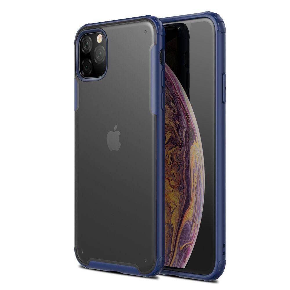 For iPhone 11 Pro Soft TPU + Sturdy PC Translucent Matte Drop-proof Case
