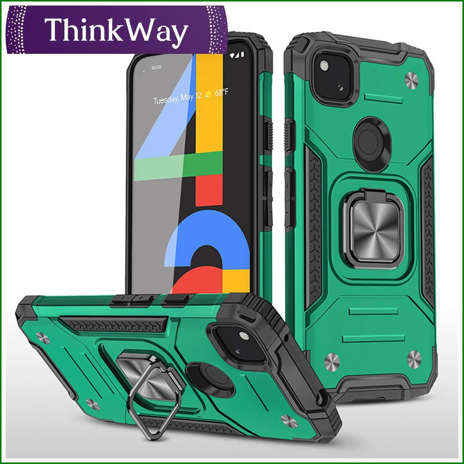 Premium Double-layer Shockproof TPU Bumper and Polycarbonate Backplane Support Magnetic Car Mount Protective Case Cover For Google Pixel 6 & Google Pixel6 Pro
