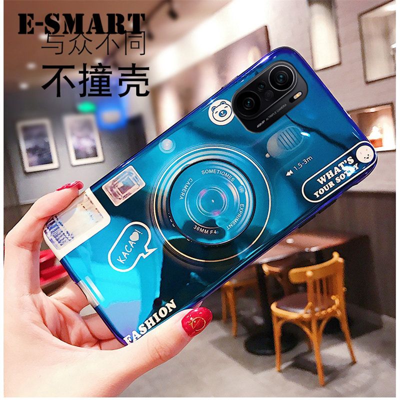 Phone Case Xiaomi Mi 11X Back Cover Cute 3D Design Camera Phone Cases with Stand Holder Lanyard Soft Silicone Shockproof Xiaomi 11X Case