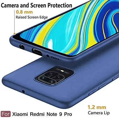 Soft Silicon Case Back Cover FOR Xiaomi Redmi note 9 pro/Xiaomi Redmi note 9 pro max/Xiaomi Redmi note 9S/Poco M2 Pro
