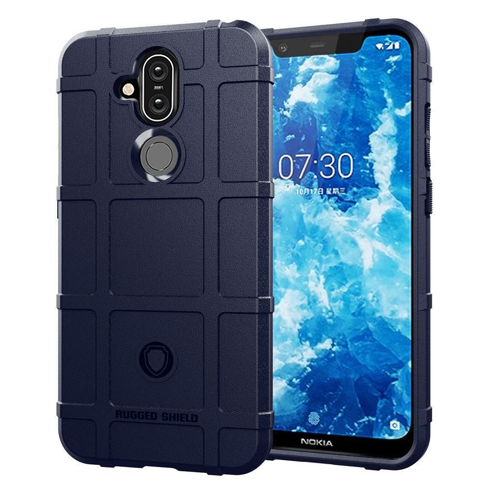 For Nokia 7.1 Plus Soft TPU Heavy Duty Rugged Shield Armor Tough Shockproof Protection Case Cover