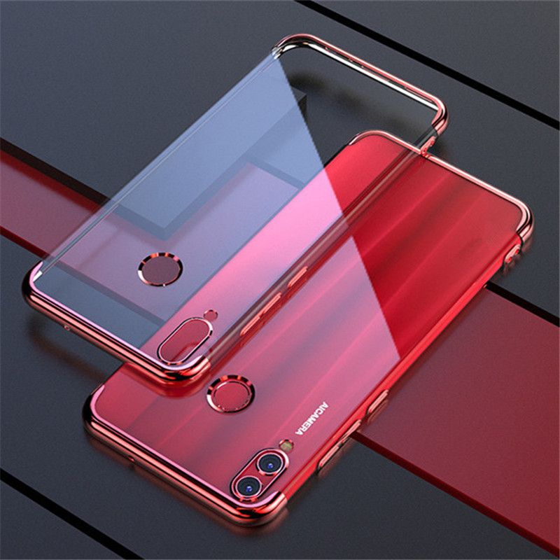 [READY STOCK] For Samsung Galaxy A10s A20s A21s A42 A51 A71 A31 M11 - Soft TPU Plating Transparent Ultra Slim Casing