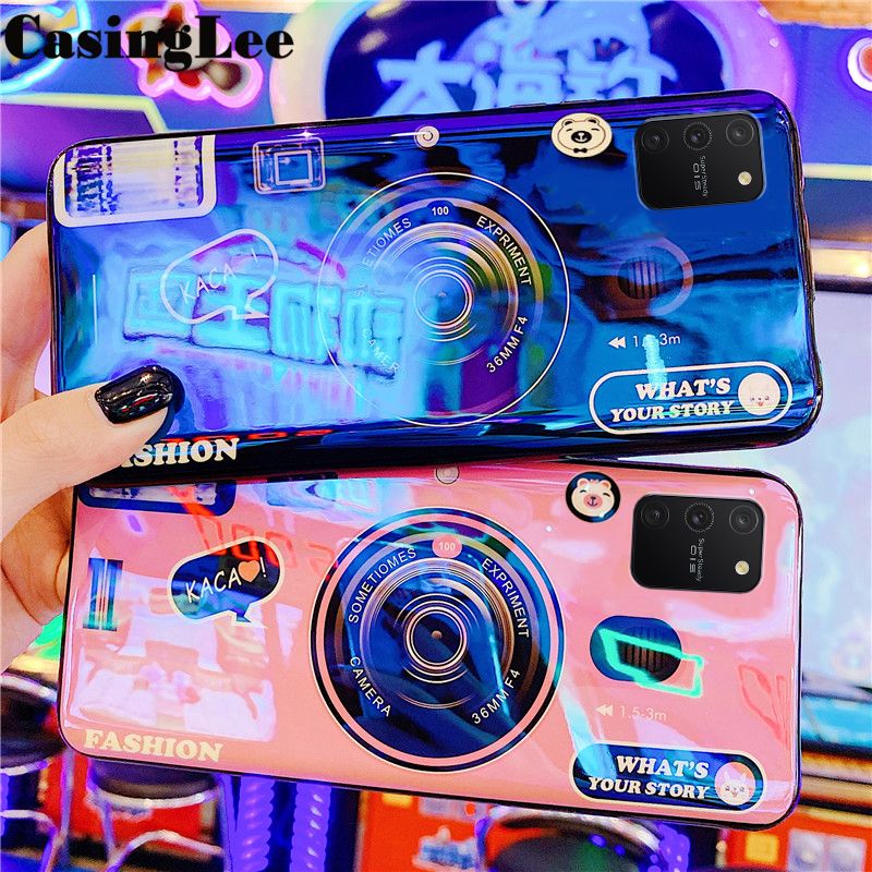 CasingLee For Samsung Galaxy S10 Lite Case Shockproof Blu-ray Cute Camera Cartoon Design Silicone back Cover For Samsung S10 Lite Phone Cases For girls and Boys