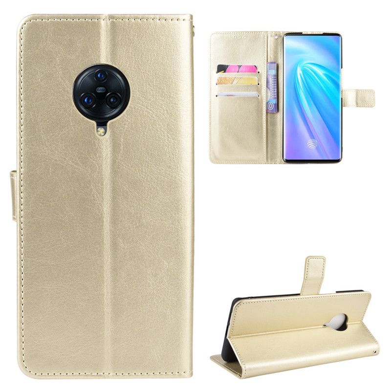 Holster Flip Stand Wallet Crazy Horse PU Leather Case For Vivo Nex 3 5G/Vivo Nex 3 Cover