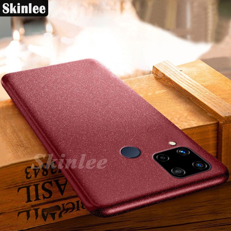 For Realme C12 Matte Silicone Phone Case for Realme C12 Super Scrub Non-slip Back Cover
