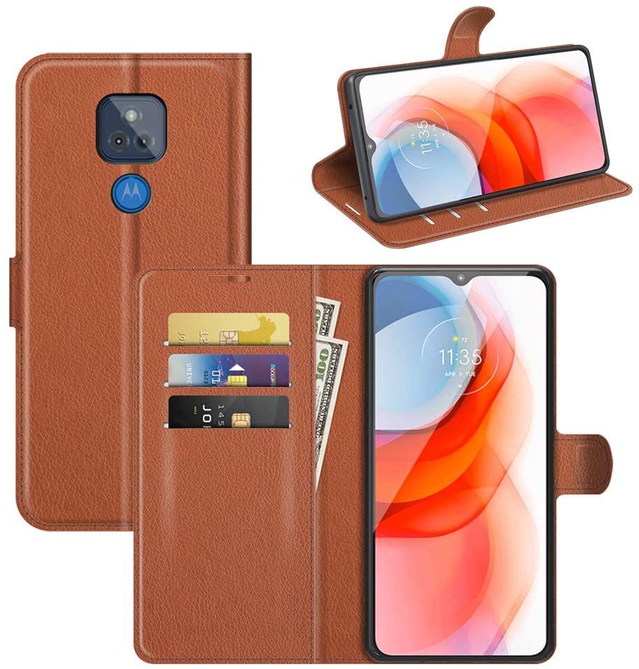 for Motorola Moto G Play 2021 case,PU Leather with Card Holder Phone Case Wallet Flip Kickstand [Card Slots] [Magnetic Closure] for Motorola Moto G Play 2021 Phone case