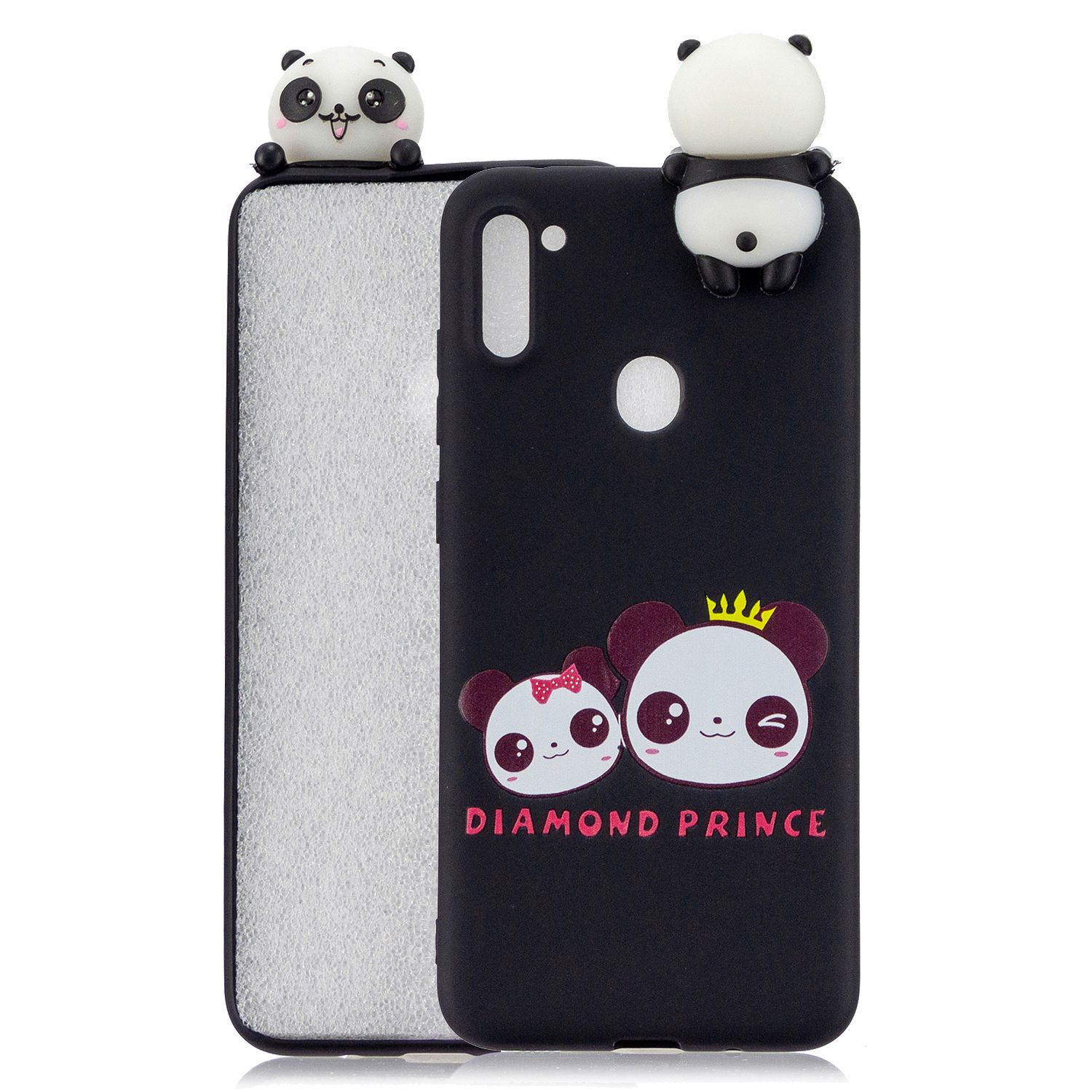 For A11 Soft PU Back Cover 3D Cartoon Painting Mobile Phone Case Shell