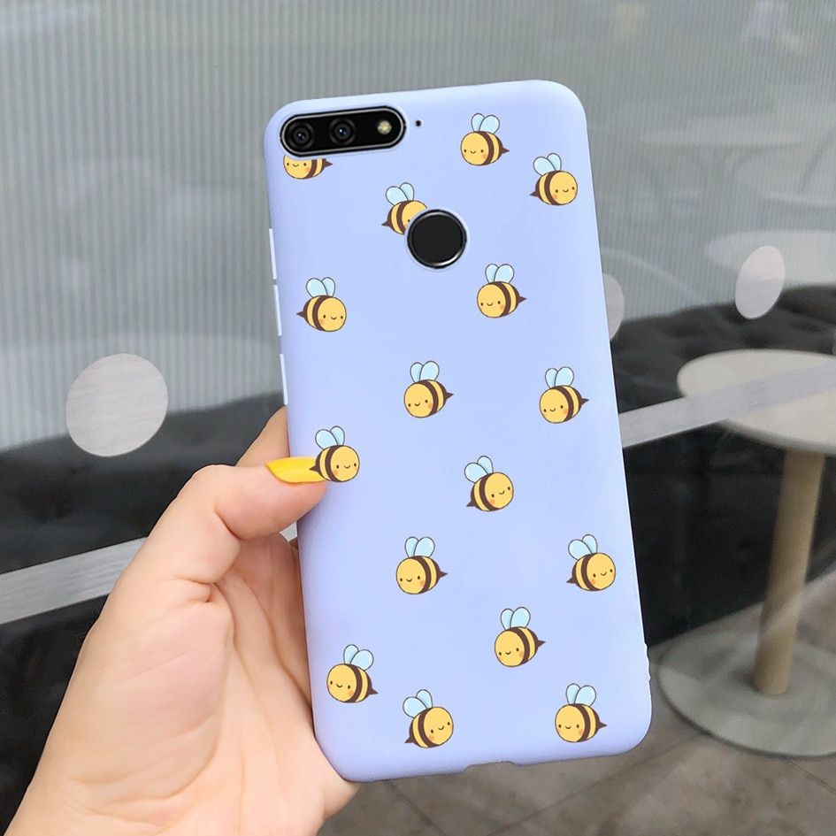 Honor 7A Pro Case For Honor 7C Shockproof Cover For Huawei Honor 7S 7X 7A 7C Pro Fashion Sunflower Coque Soft TPU Silicone Cover