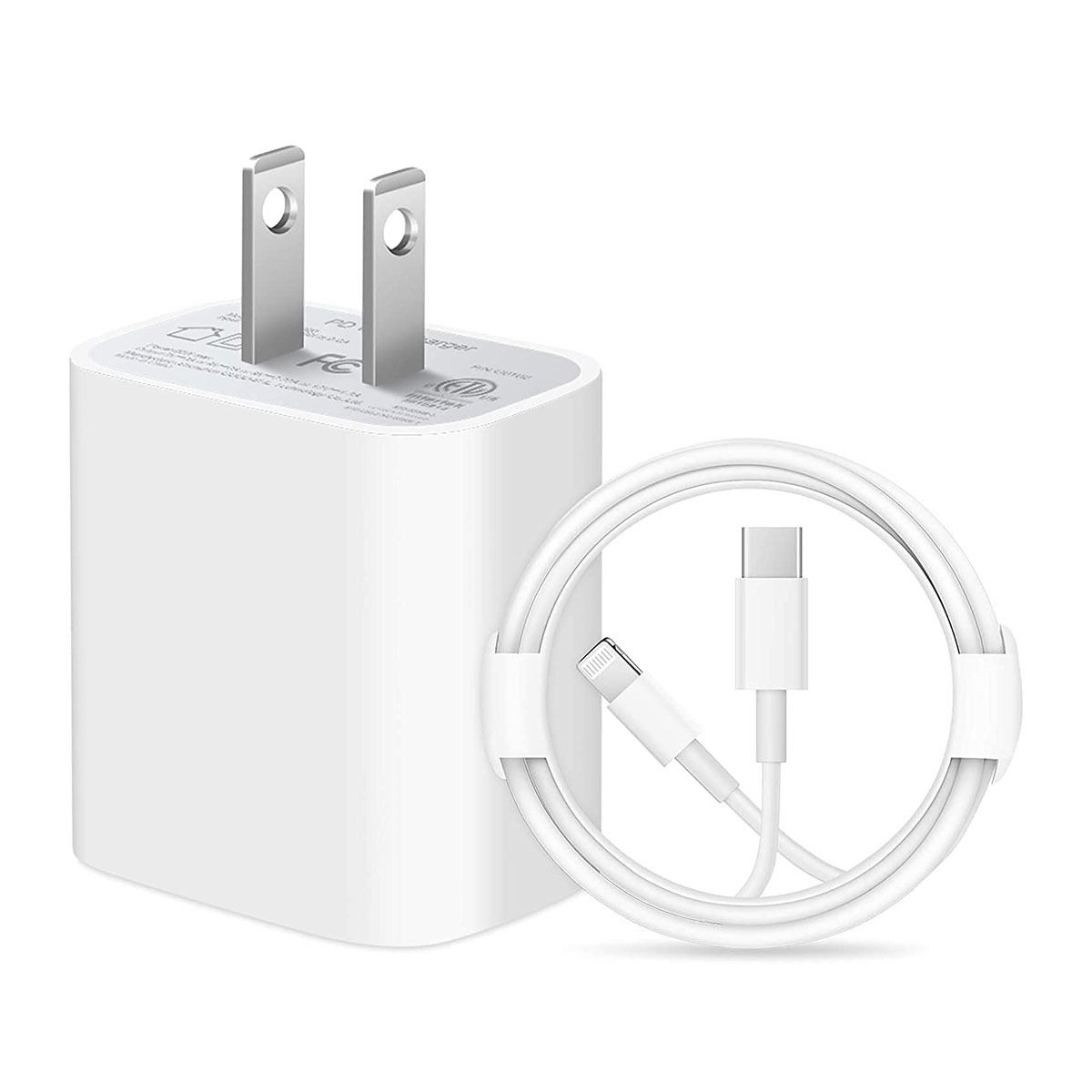 For iPhone 20 watt Charger with cable premium quality fast charging