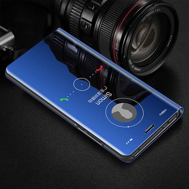 Samsung galaxy s20 আল্ট্রা (প্রিমিয়াম মানের) লাক্সারি ক্লিয়ার ভিউ মিরর লেদার স্ট্যান্ড ফ্লিপ কভার (মানের পণ্য)