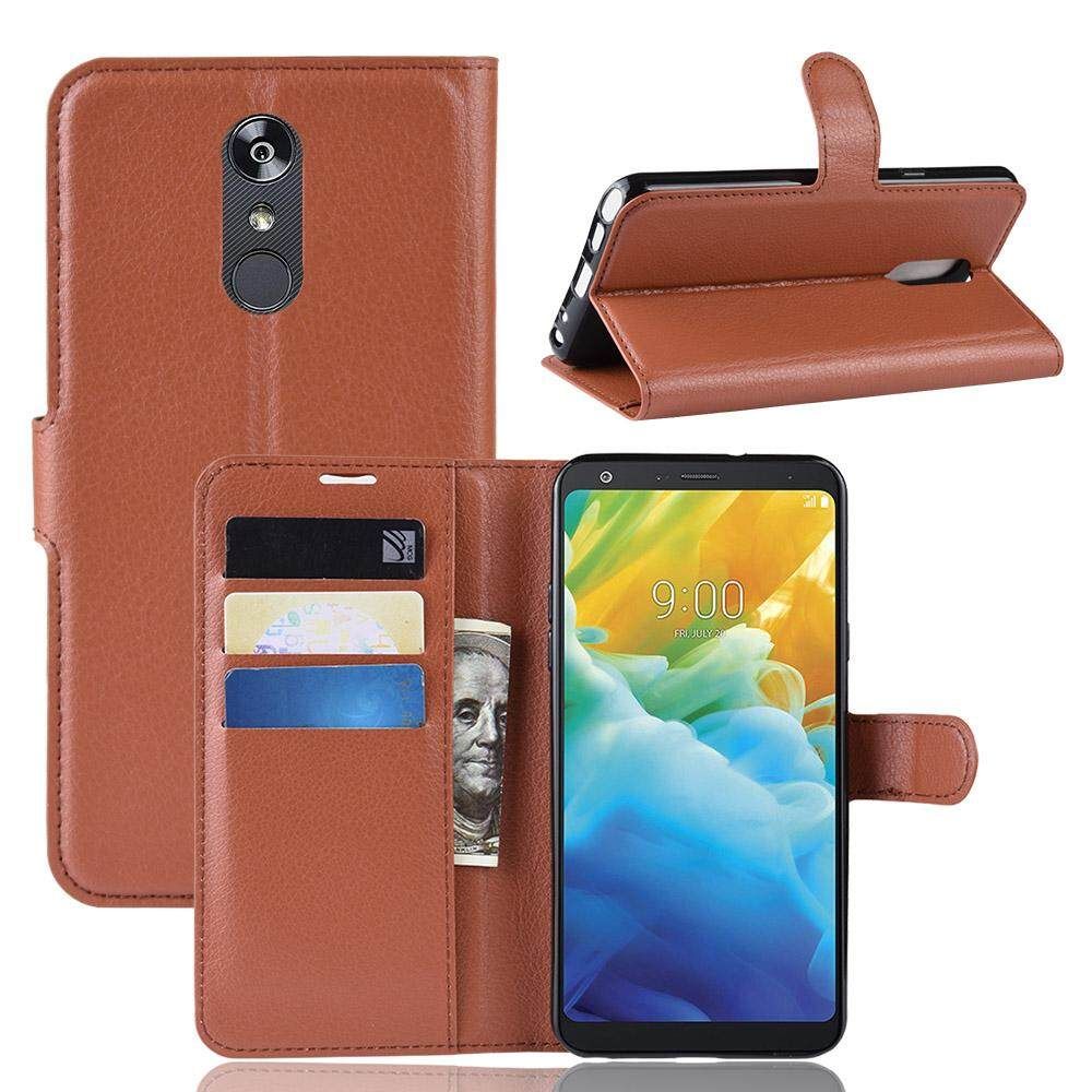 PU Leather Cover For LG Stylo 5 Stylo5 Case Flip Magnetic Closure Stand Wallet Phone Casing