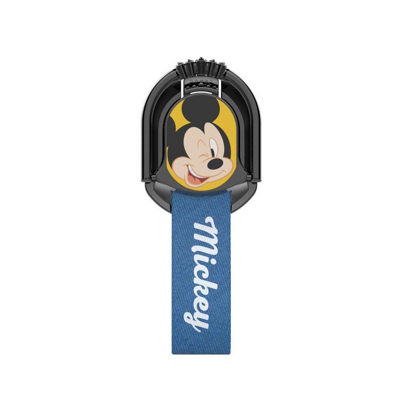 Disney Mobile Phone Case Lazy Bracket Sticky Ring Buckle Personality Lanyard Anti-lost Multifunctional Metal Ring Desktop Stand