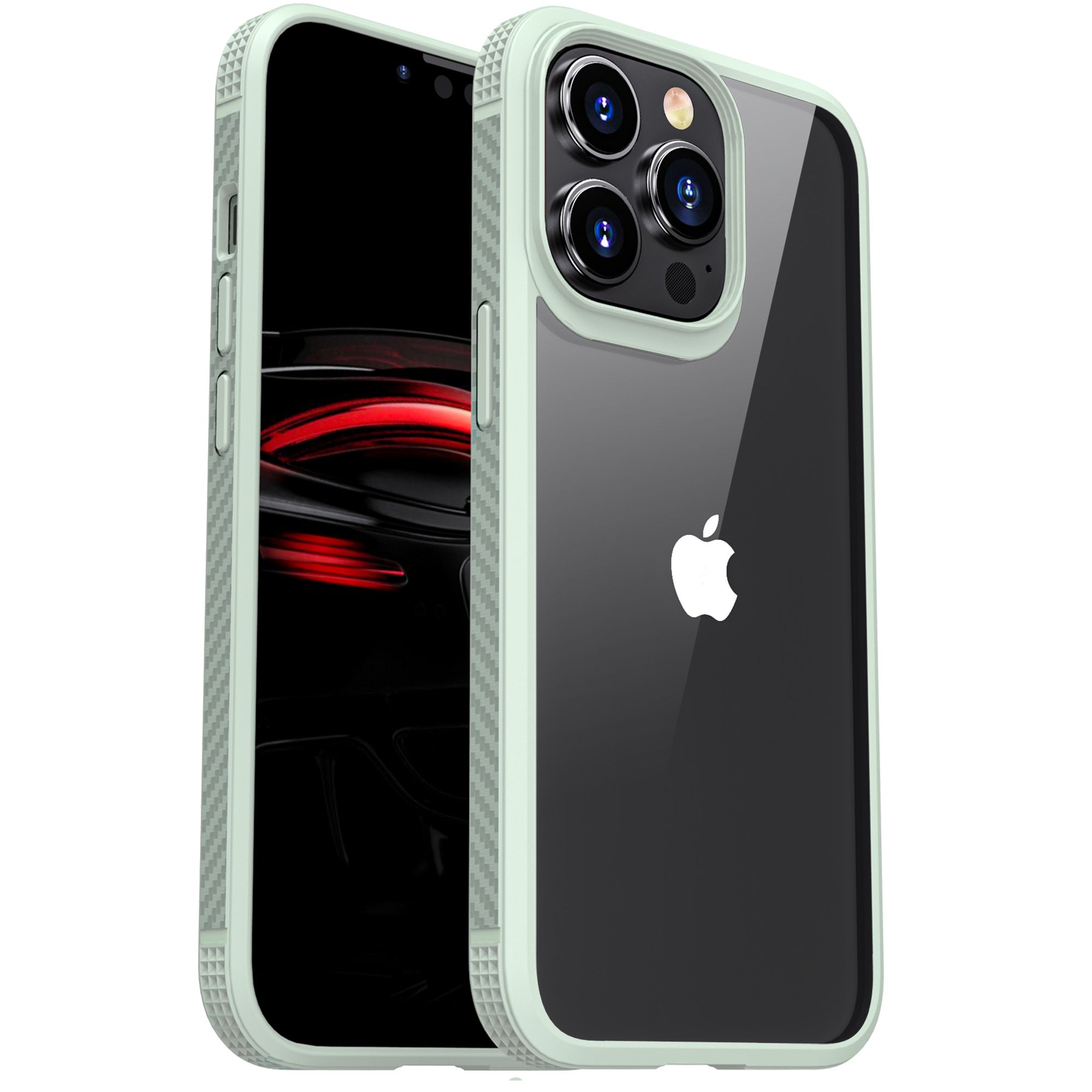 Luxury Transparent Back Panel Shockproof Silicone Protective Cover Case For iPhone 13 mini 11 12 Pro Max XR XS X Soft Phone Case