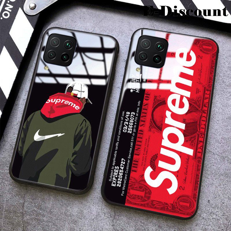 For Samsung Galaxy M42 Case Tempered Glass Protector Mirror Cases SUP Supreme Design Samsung M42 Back Cover