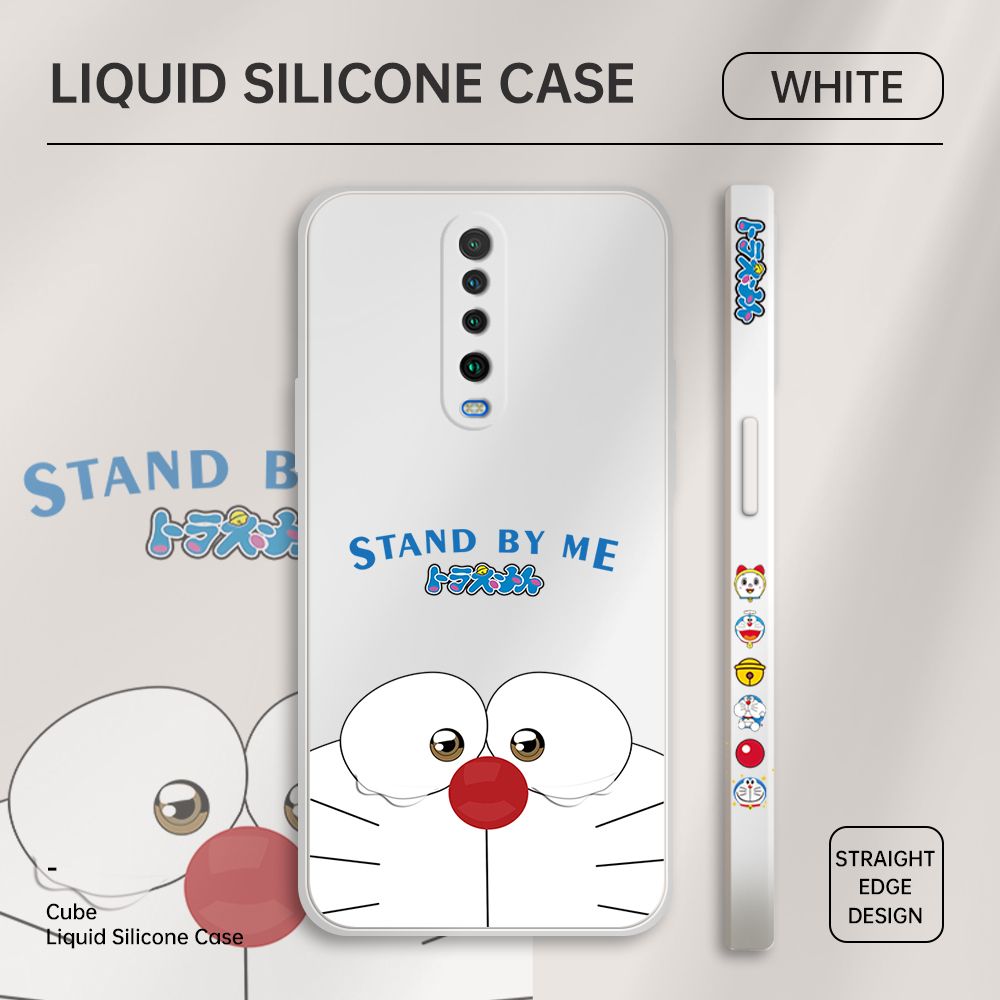 ZeroQiQi for Xiaomi Poco X2 Case Cartoon Weeping Cat Phone Cover Soft Full Lens Protection Casing Ultra Thin Soft Liquid Silicone Phone Cases