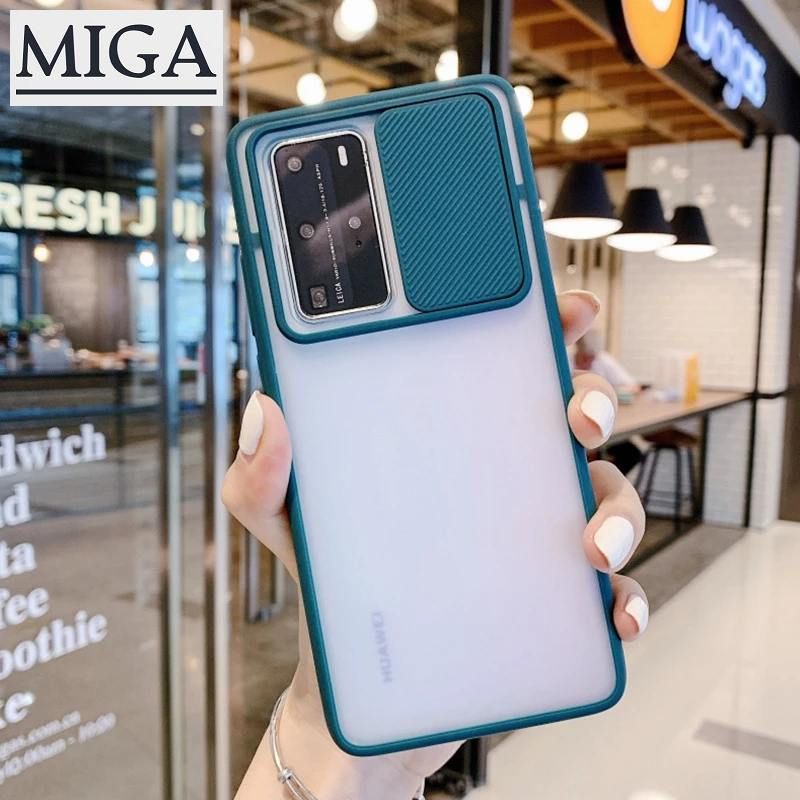 Slide Camera Lens Protection Case for oppo Realme7i C17 5 5i 5S 6i 7 7Pro 5Pro 6 X3 6PRO C1 C2 C11 C12 C15 Frosted translucent and comfortable mobile phone case