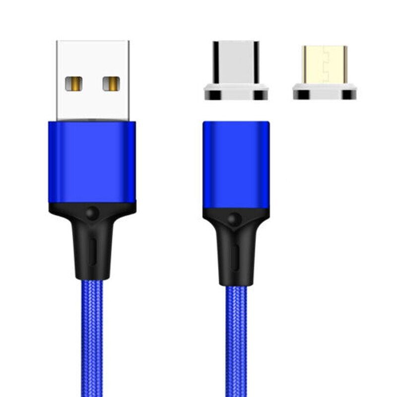 UGI 3A Magnetic Cable Type C Cable USB C Cable Micro USB Cable Fast Charging Data Sync Cord Mobile Phone For Samsung Oneplus HTC