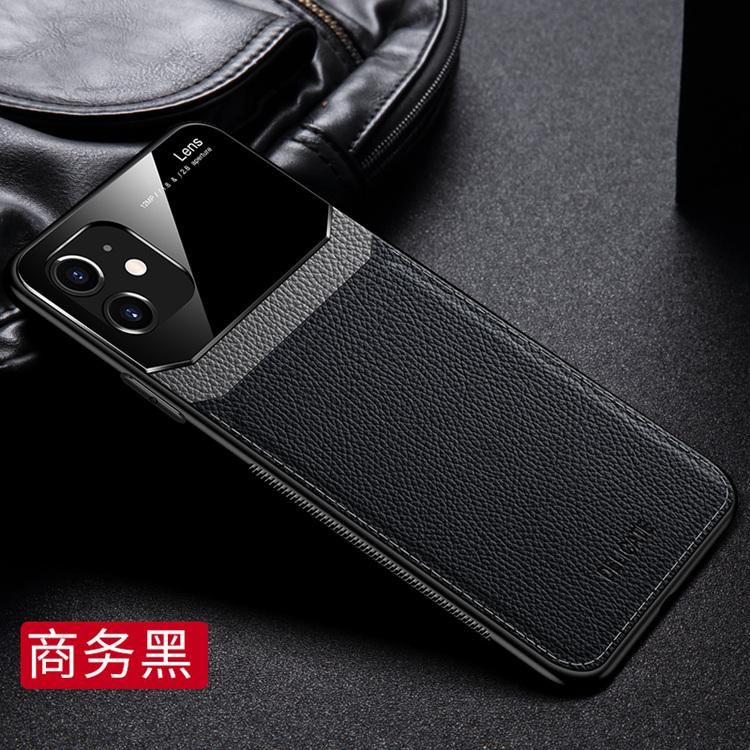 For Apple iPhone 11 Pro Max  Eyelid PU Leather business anti-fall phone case