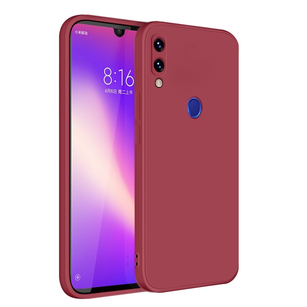 For Xiaomi Redmi Note 7/Note 7 Pro Silicone Case Slim Liquid Silicone Gel Rubber Shockproof Anti-Scratch Protective Cover