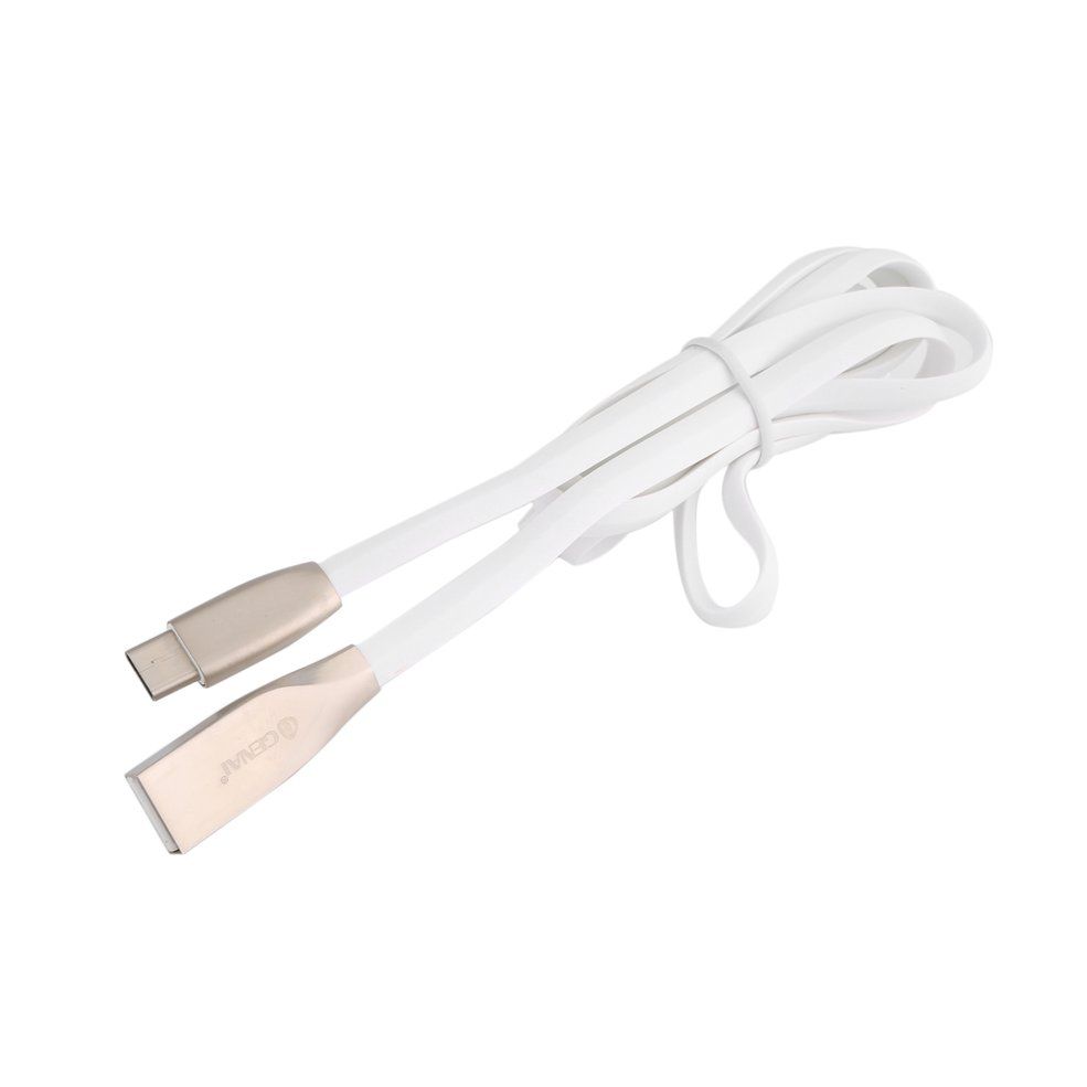 MA 1 Meter Type-C Charging Cable Data Transmission Sync Cord for Type-C Phones-white